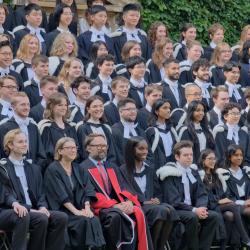 Graduation photo in Front Court of Trinity Hall Graduation photo in Front Court of Trinity Hall